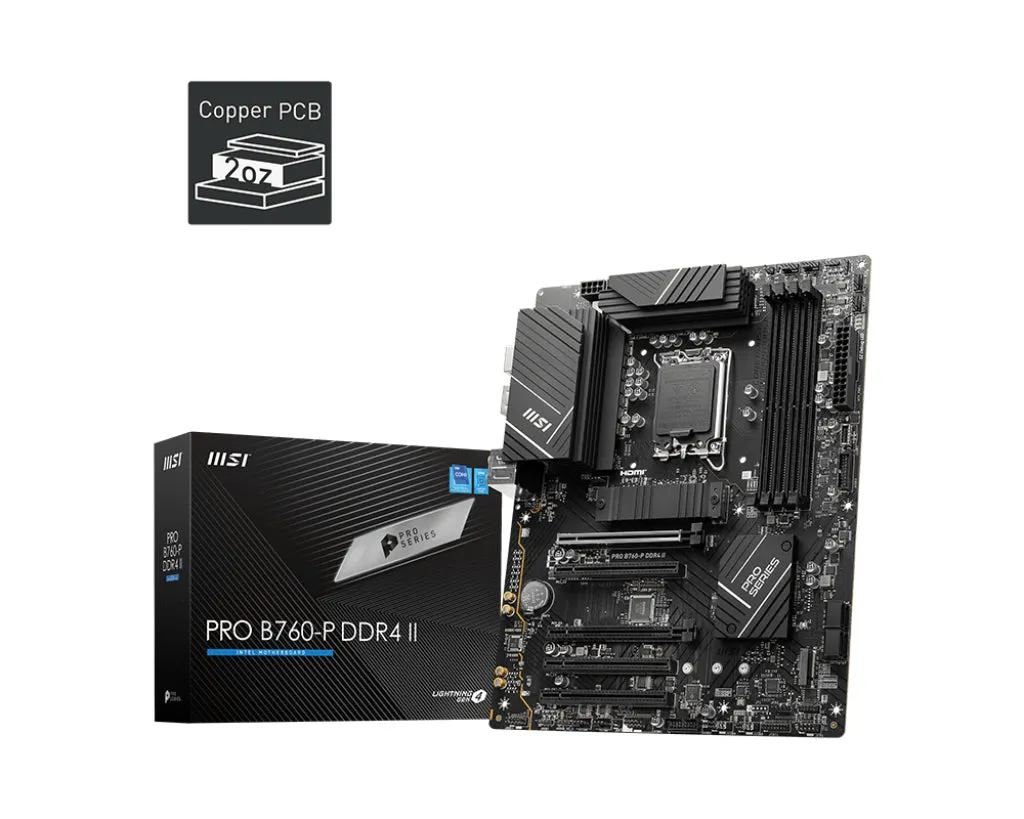 1700 Msi Pro B760-P Ii Atx D4