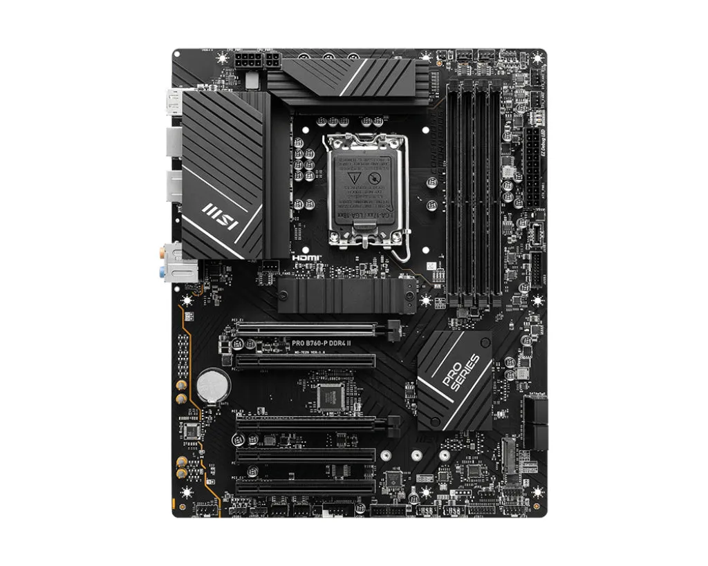 1700 Msi Pro B760-P Ii Atx D4