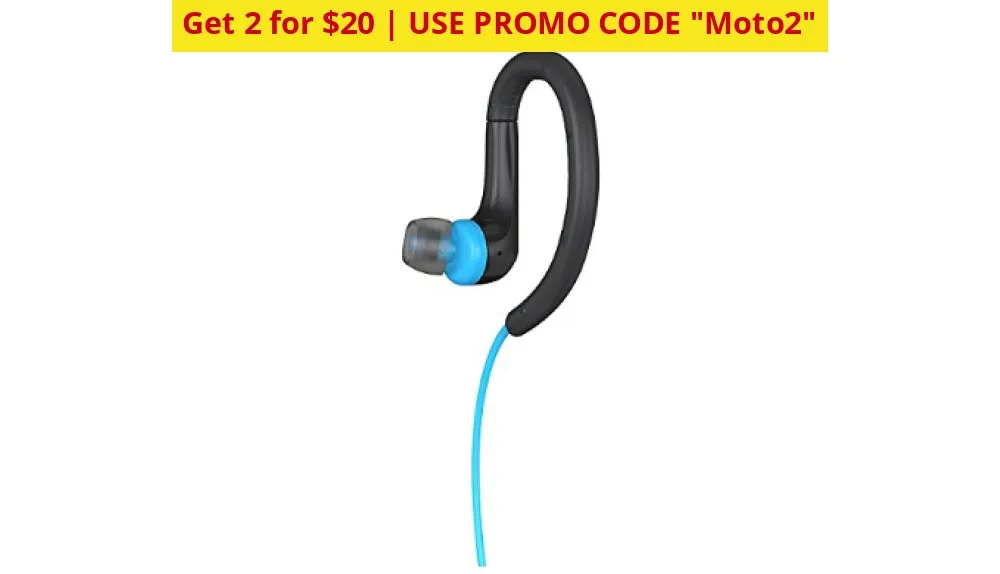 2 for $20!! Motorola Water/Sweat Resistant Sport Earbuds - Ships Quick!