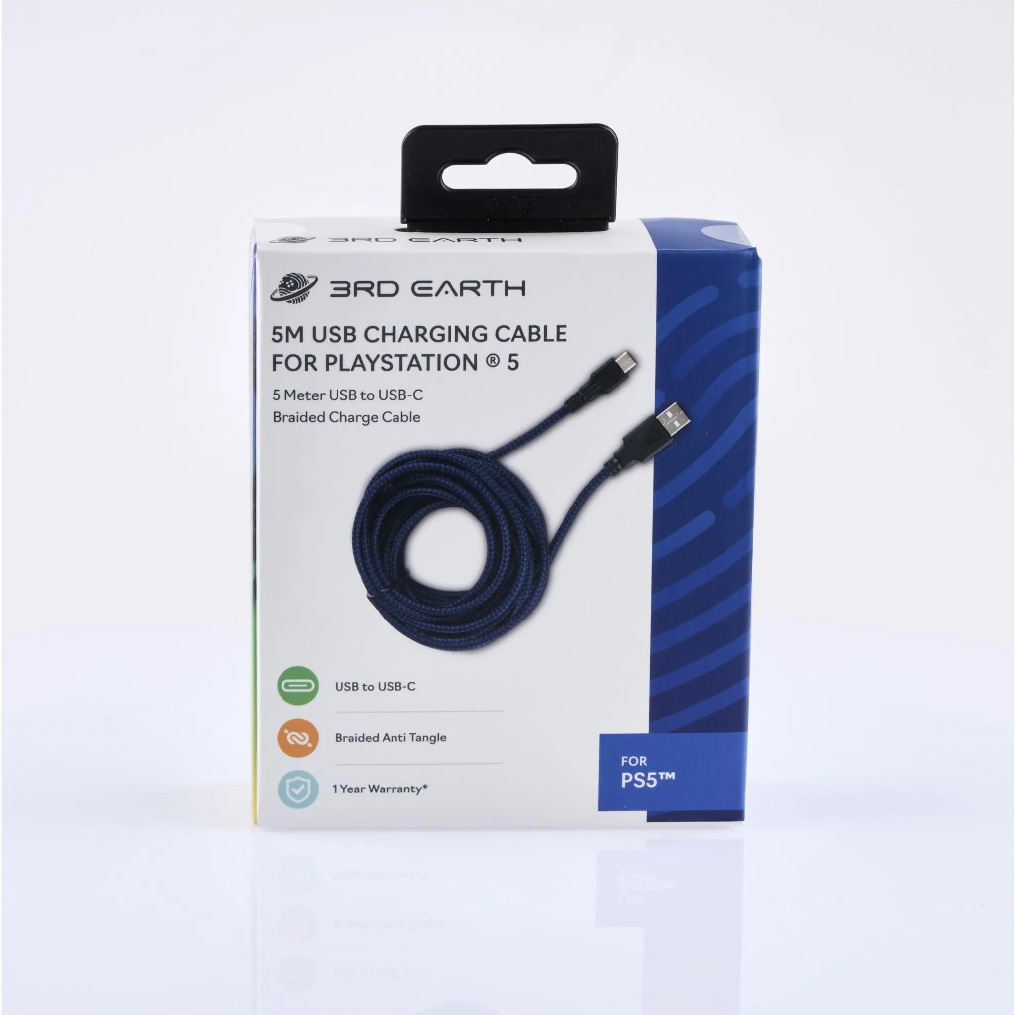 3rd Earth 5M Charge & Play USB Cable for PlayStation 5™
