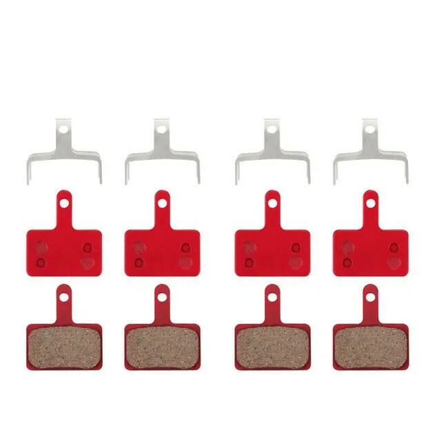 4 Pairs Resin/ceramic/Full metal Bicycle disc brake pads for Shimano M375M395M416M445 M446 M485 M486 M515 M525 Orion Auriga Pro
