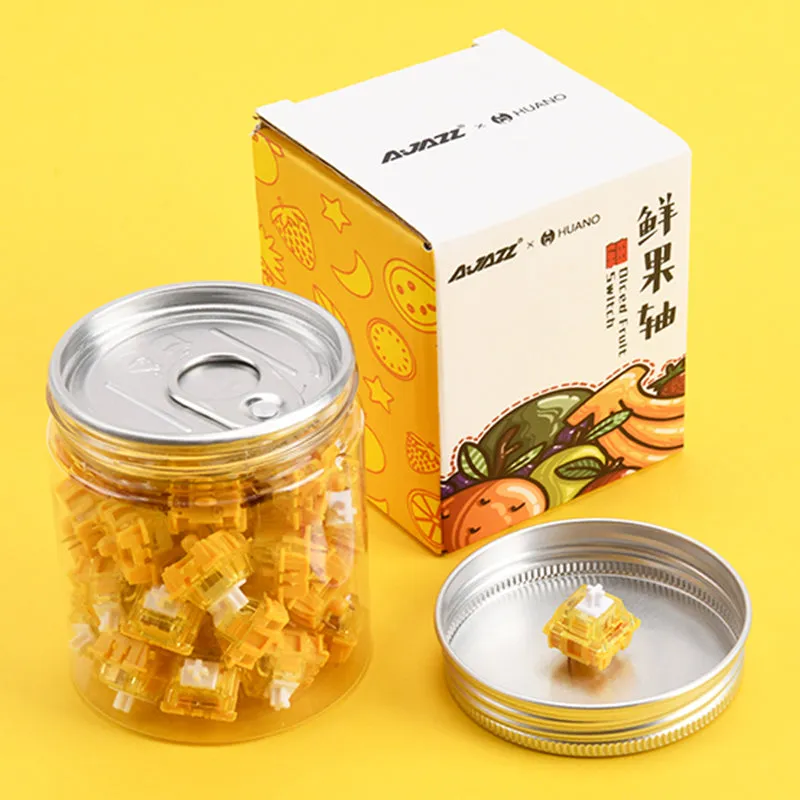 Ajazz Diced Fruit Switch Set - Banana Switch