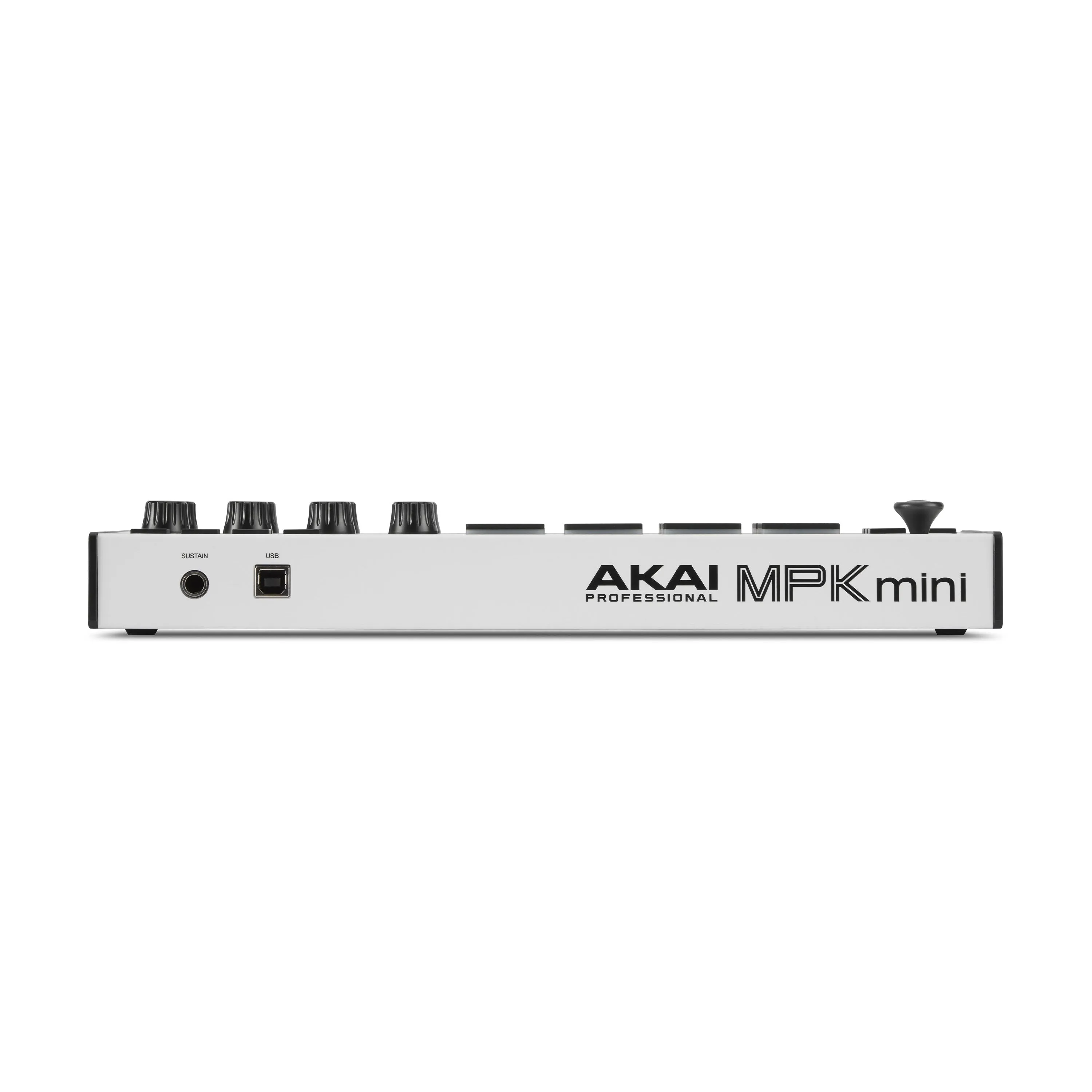 Akai MPKMINI3W Ultra Compact 25-Key Mini Keyboard Controller and Pads, White