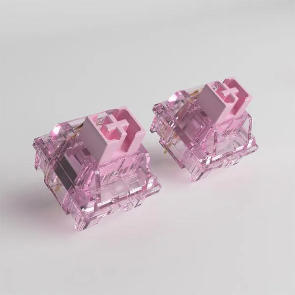 Akko CS Mechanical Switch Keyboard Replacement 45 Pcs (Jelly Pink)