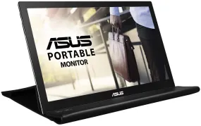 ASUS Portable Monitor 15.6" 1080P (MB169B ) - Full HD, IPS, Auto-rotatable, Smart Case, Ultra-slim, Lightweight, Sleek, USB 3.0 Powered, For Laptop, PC, Phone, Console, BLACK