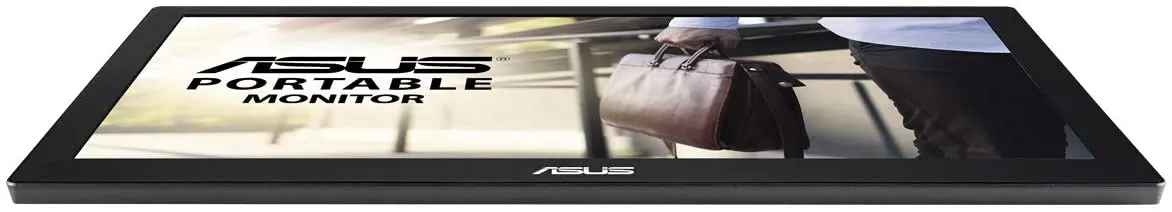 ASUS Portable Monitor 15.6" 1080P (MB169B ) - Full HD, IPS, Auto-rotatable, Smart Case, Ultra-slim, Lightweight, Sleek, USB 3.0 Powered, For Laptop, PC, Phone, Console, BLACK