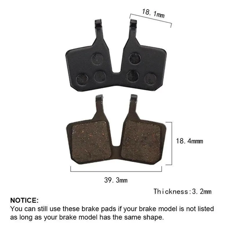 BIKEIN 2 Pairs MTB Bike Pads Hydraulic Resin Disc Brake Pads Mountain Bicycle Brake Pad for Magura MT7 MT5 Bike accessories