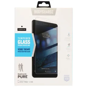 BodyGuardz Pure Series Premium Tempered Glass for AT&T Trek 2 HD - Clear