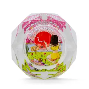 Conscious Genetics - Stoner Girl - Crystal Glass Ashtray