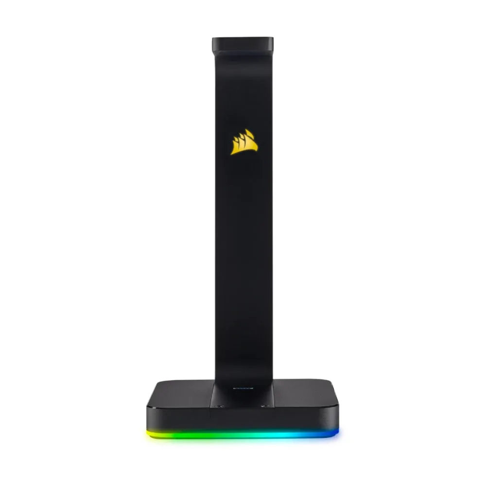 Corsair ST100 RGB Aluminum Headphone Stand, Black