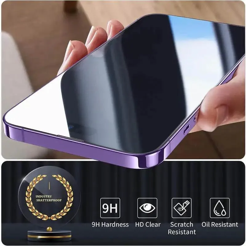 Crystal Clear Tempered Glass Screen Protector for iPhone: Premium Apple Protection