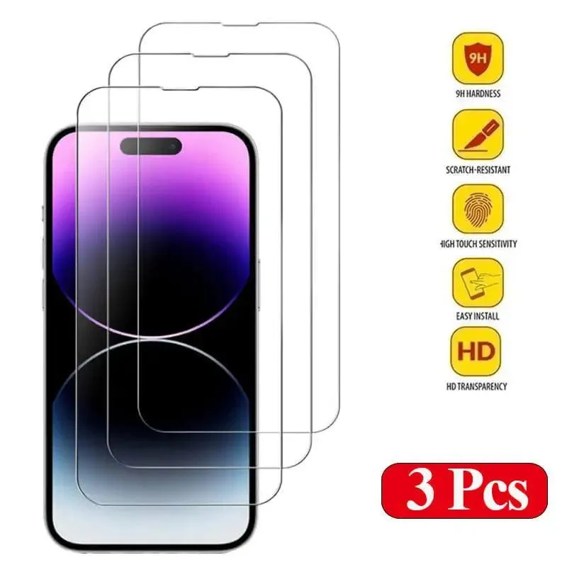 Crystal Clear Tempered Glass Screen Protector for iPhone: Premium Apple Protection
