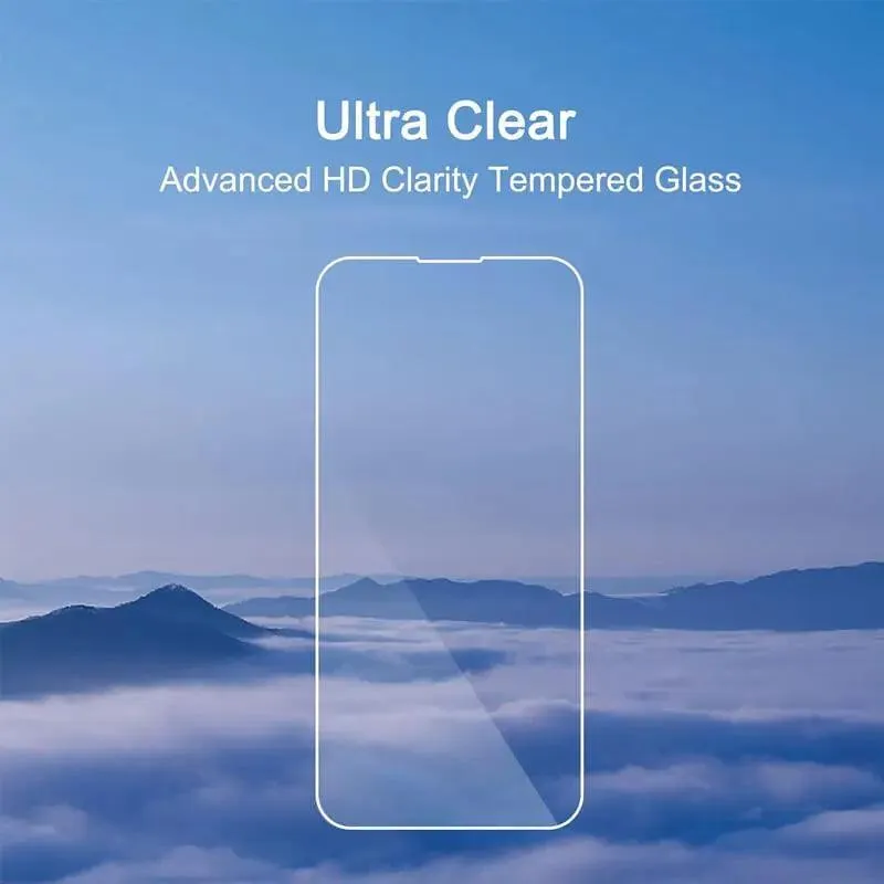 Crystal Clear Tempered Glass Screen Protector for iPhone: Premium Apple Protection