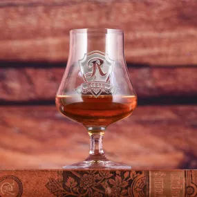 Custom Engraved Crystal Whiskey Nosing Glass