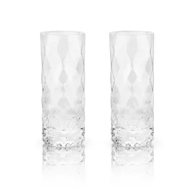 Garnet Highball Glasses, Set of 2