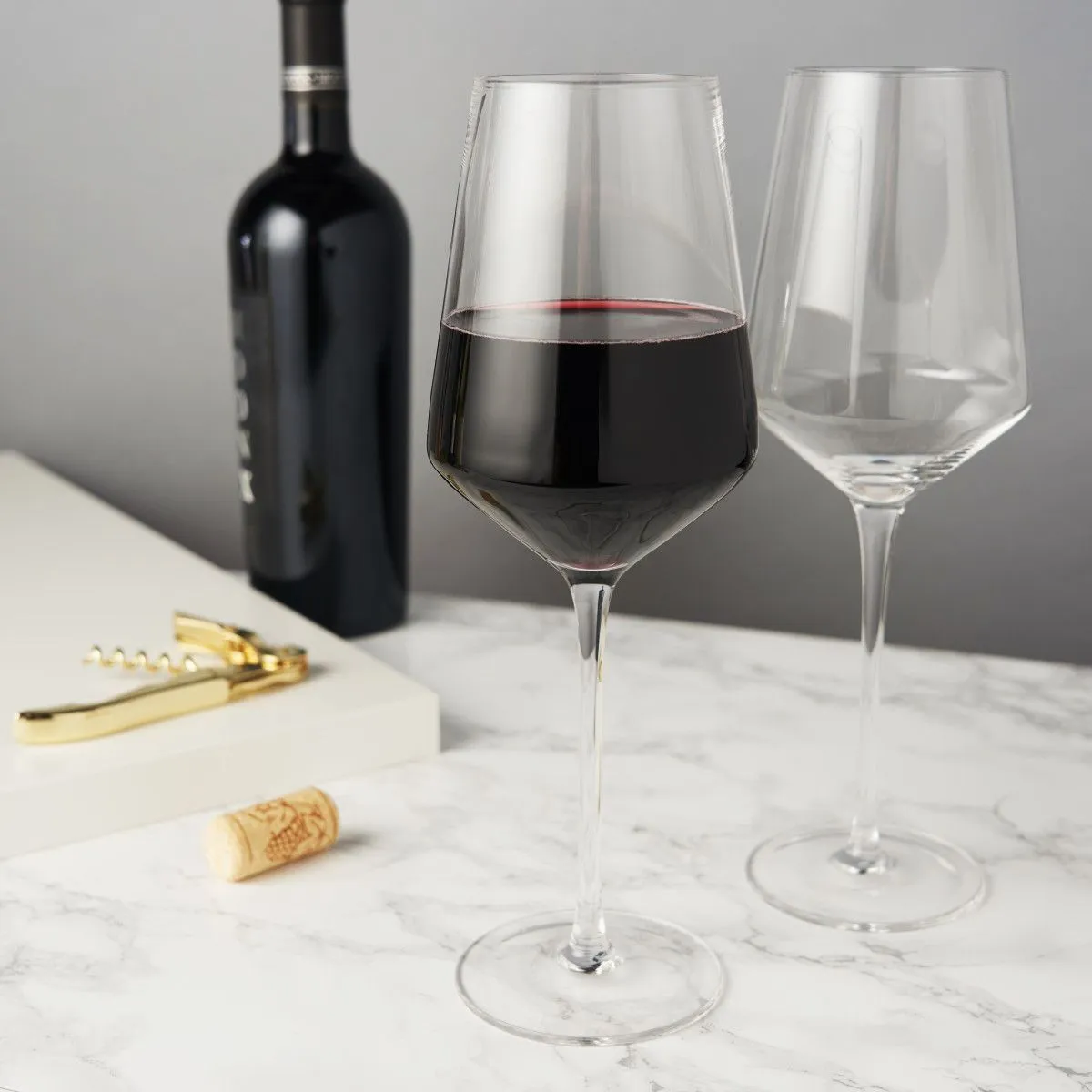 Jolie Bordeaux Glasses, Set of 2