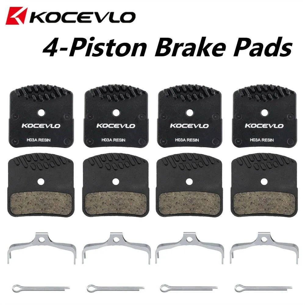 KOCEVLO H03A Resin Ice-Tec Disc Brake Pads 4 Piston For M8020 M820 M640 M6120
