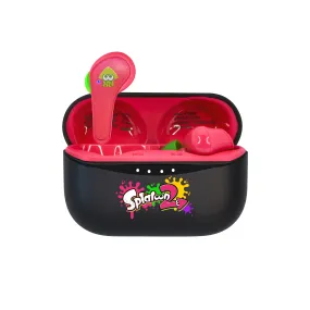 OTL Nintendo Spatoon 2 TWS In-Ear Wireless Earbuds - Pink & Black | ST0884
