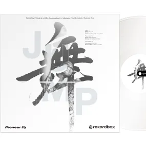 Pioneer RB-VD2-W Control Vinyl for rekordbox, Pair, Kanji Design, White