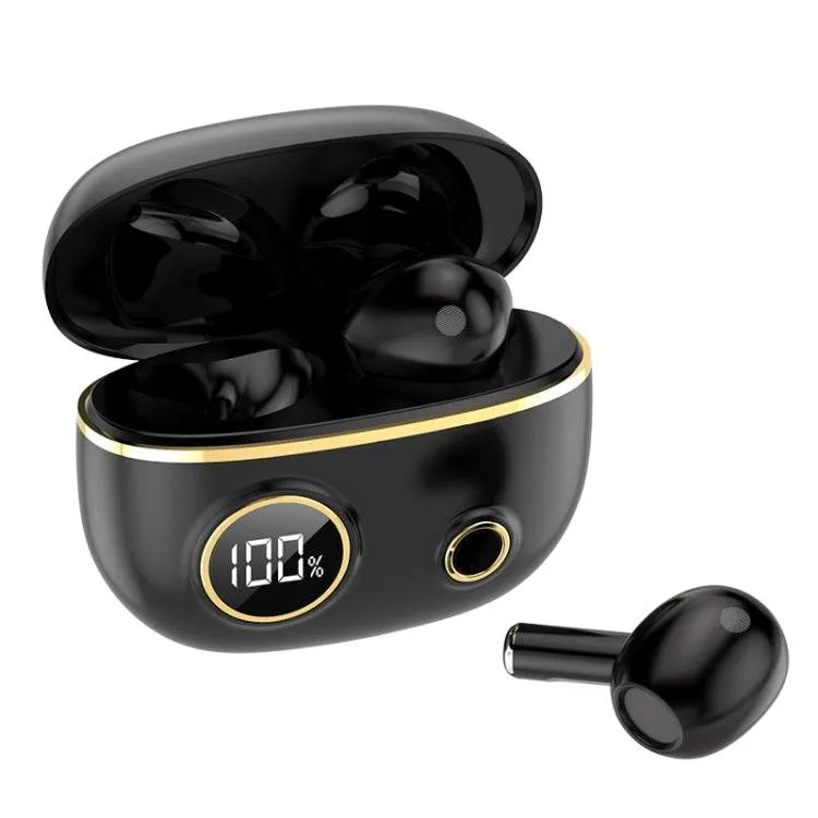 PRO100 TWS Bluetooth 5.2 Waterproof Sports Earbuds with 9D Stereo Sound & Noise Cancellation