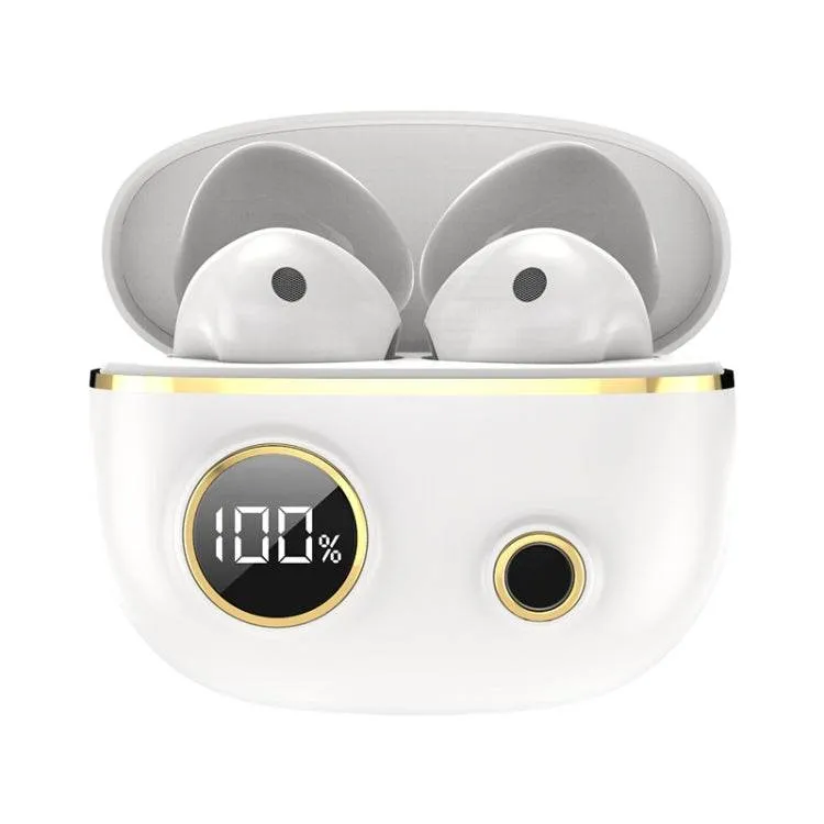 PRO100 TWS Bluetooth 5.2 Waterproof Sports Earbuds with 9D Stereo Sound & Noise Cancellation