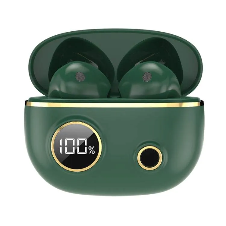 PRO100 TWS Bluetooth 5.2 Waterproof Sports Earbuds with 9D Stereo Sound & Noise Cancellation