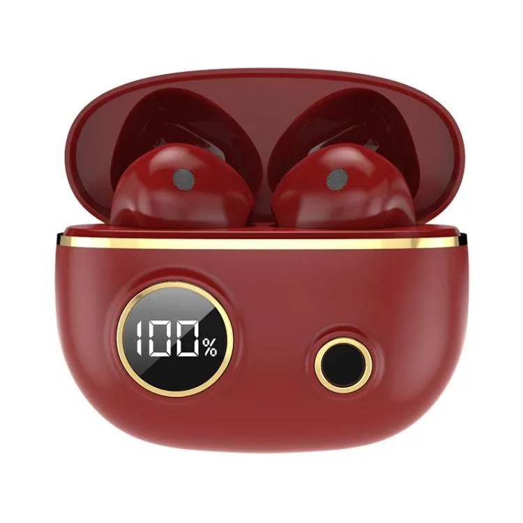 PRO100 TWS Bluetooth 5.2 Waterproof Sports Earbuds with 9D Stereo Sound & Noise Cancellation