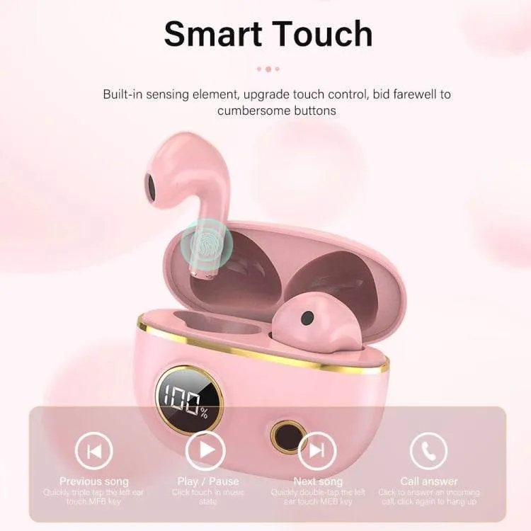 PRO100 TWS Bluetooth 5.2 Waterproof Sports Earbuds with 9D Stereo Sound & Noise Cancellation