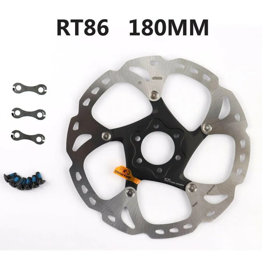 SHIMANO XT Brake Disc SM RT76 RT86 Rotor Ice Point Technology Brake Disc 6 Bolt Mountain Bikes Disc 160MM 180MM 203MM