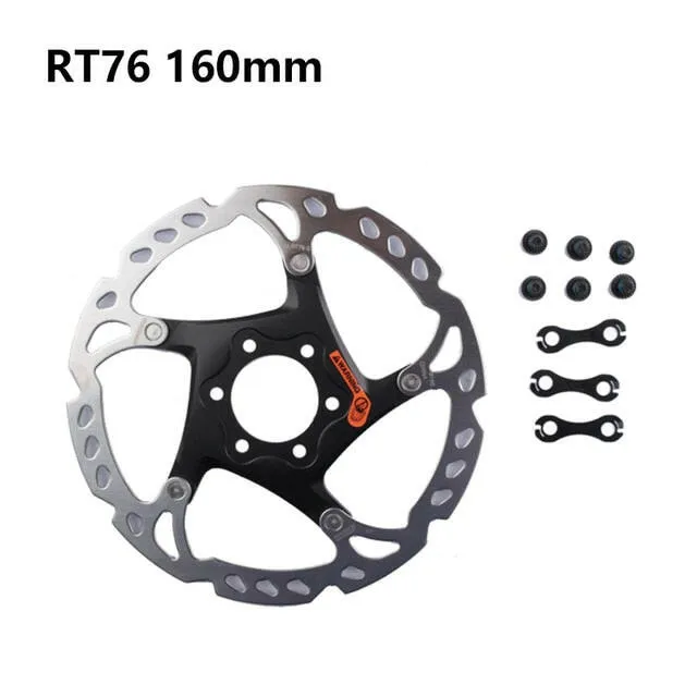 SHIMANO XT Brake Disc SM RT76 RT86 Rotor Ice Point Technology Brake Disc 6 Bolt Mountain Bikes Disc 160MM 180MM 203MM