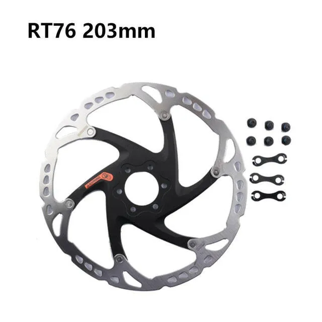 SHIMANO XT Brake Disc SM RT76 RT86 Rotor Ice Point Technology Brake Disc 6 Bolt Mountain Bikes Disc 160MM 180MM 203MM