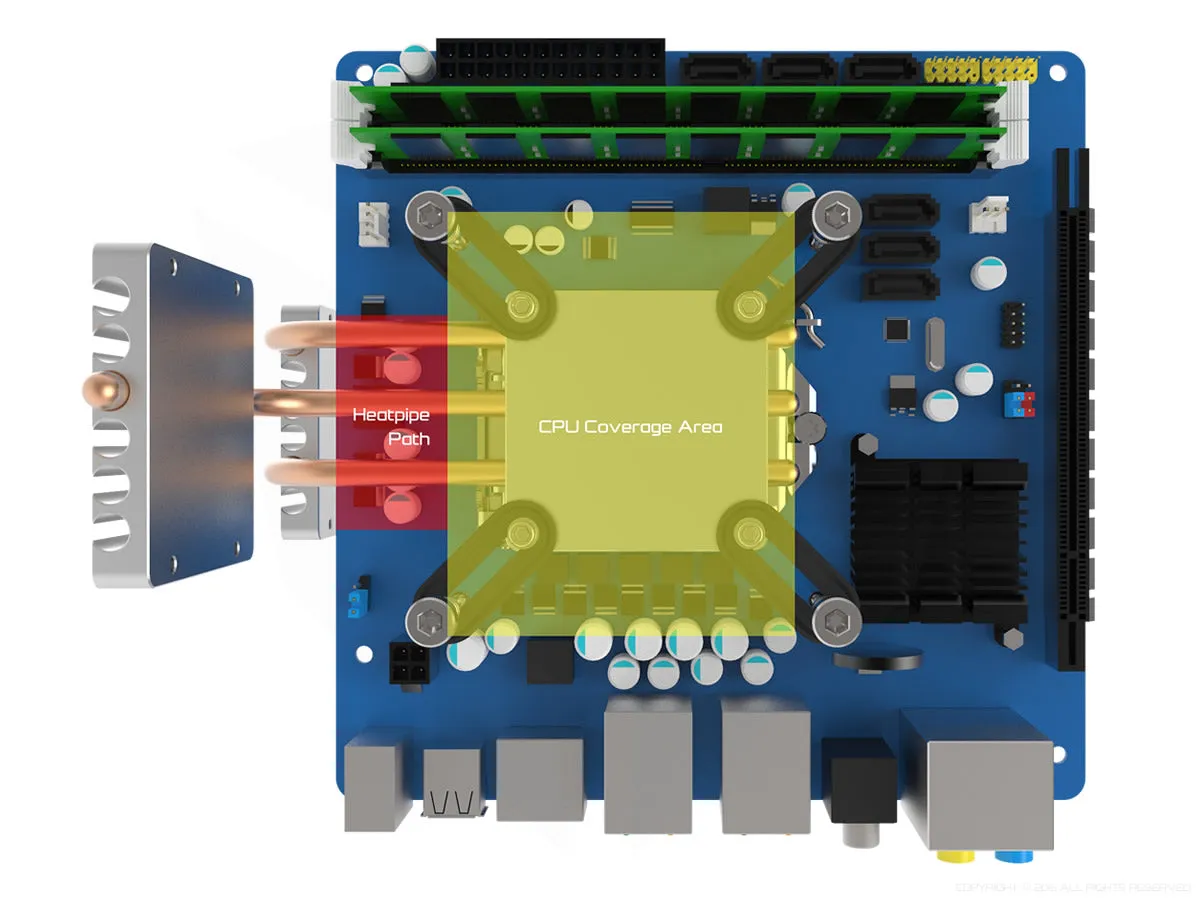 Streacom ST-LH6 CPU Heatpipe Kit for DB4