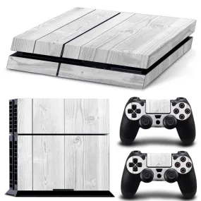 Vinyl Sticker Pattern Decals  White Wood
