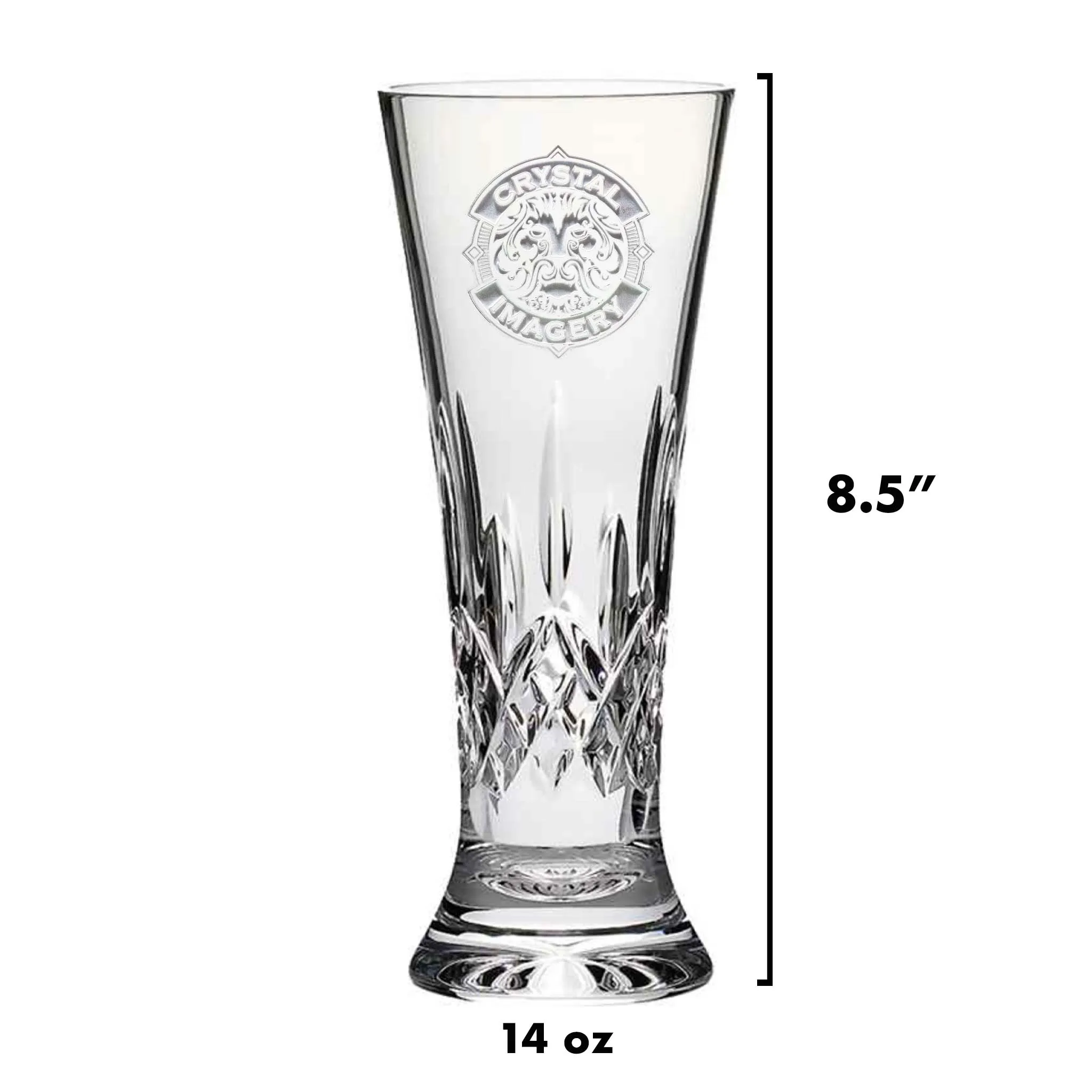 Waterford Crystal Anniversary Gift Pilsners, PAIR